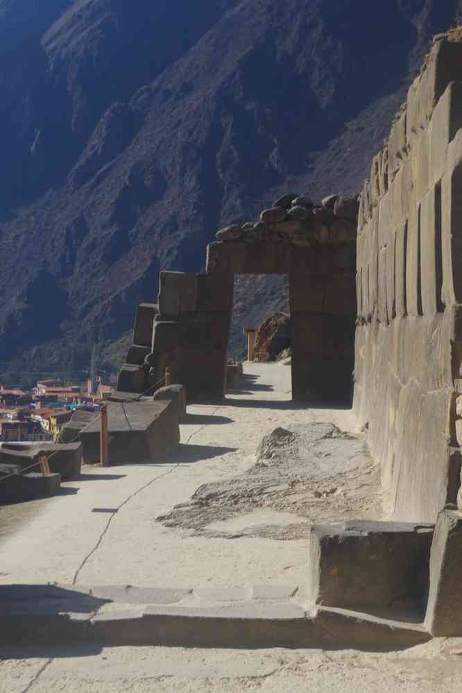 Visite du site archéologique d’Ollantaytambo, le 15 août 2024
