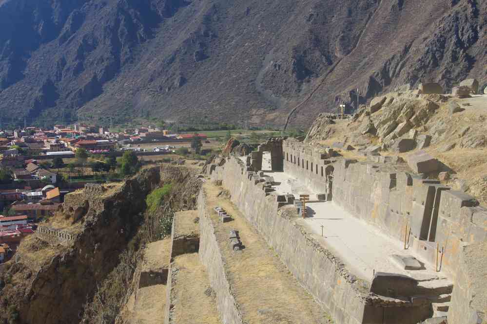 Visite du site archéologique d’Ollantaytambo, le 15 août 2024
