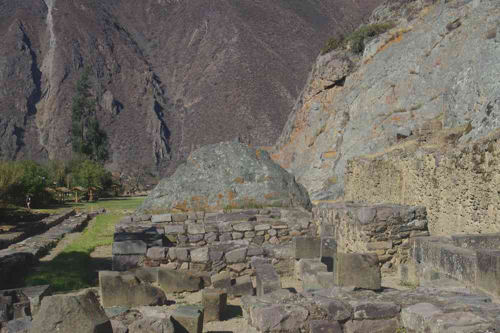 Visite du site archéologique d’Ollantaytambo, le 15 août 2024