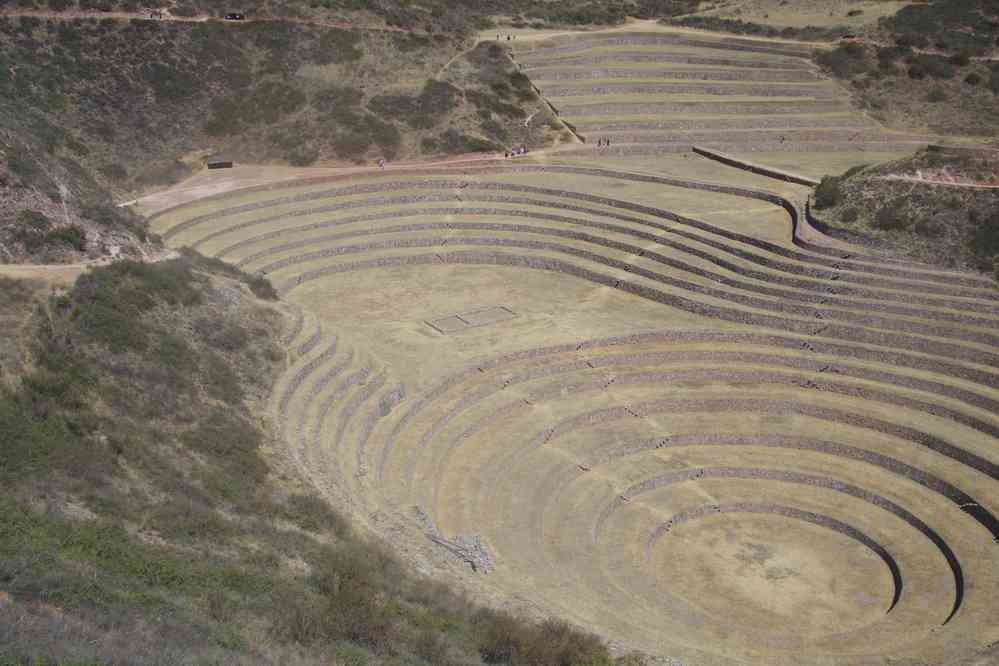 Visite du site agricole inca de Moray, le 15 août 2024
