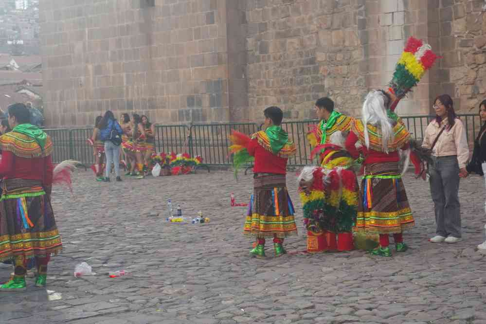 Cuzco, place d’armes, parade pour le 15 août, le 15 août 2024