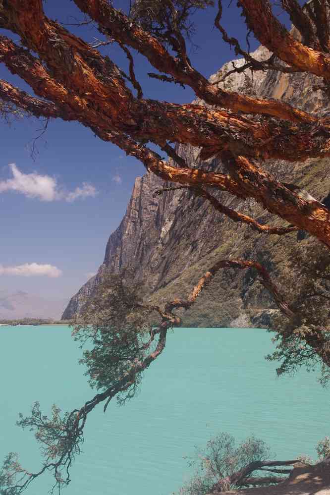 Lac de Llanganuco inférieur, le 19 août 2024