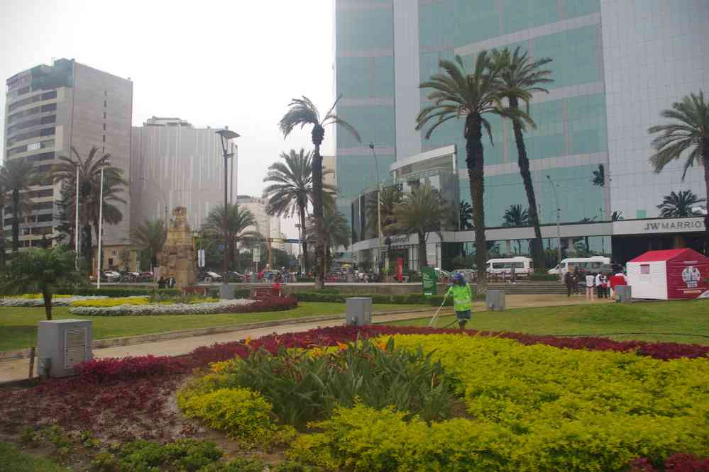 Parc Salazar à Miraflores, le 22 août 2024