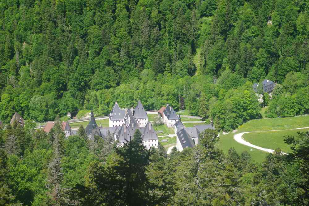La Grande Chartreuse vue depuis le GR 9. Le jeudi 29 mai 2025