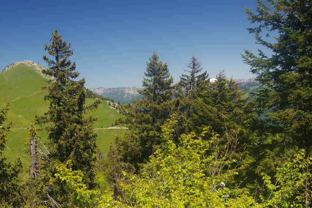 Progression sur le GR9 (et dernier coup d’œil sur le mont Blanc). Le vendredi 30 mai 2025