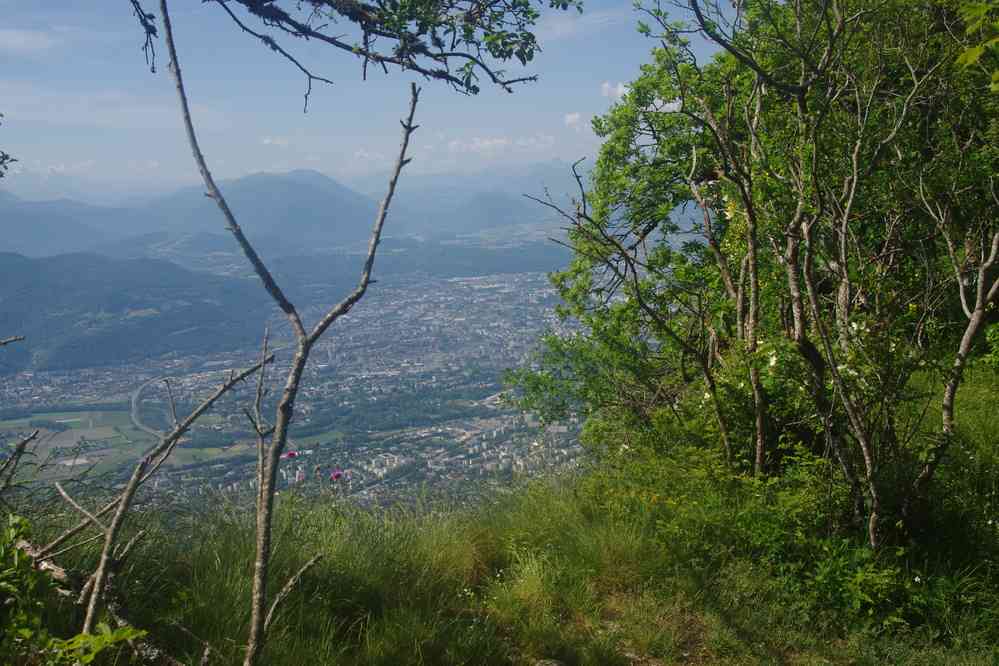 La vallée de l’Isère vue depuis la crête du Saint-Eymard. Le dimanche 1ᵉʳ juin 2025