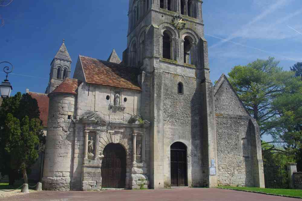 Morienval, abbatiale Notre-Dame. Le samedi 21 avril 2018