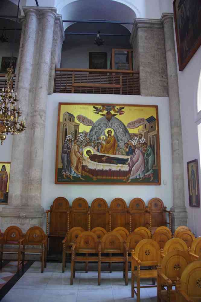 Héraklion (Ηράκλειο), intérieur de l’église Saint-Titus. Le lundi 18 août 2014
