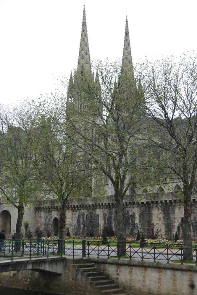 La cathédrale de Quimper. Le samedi 4 avril 2015