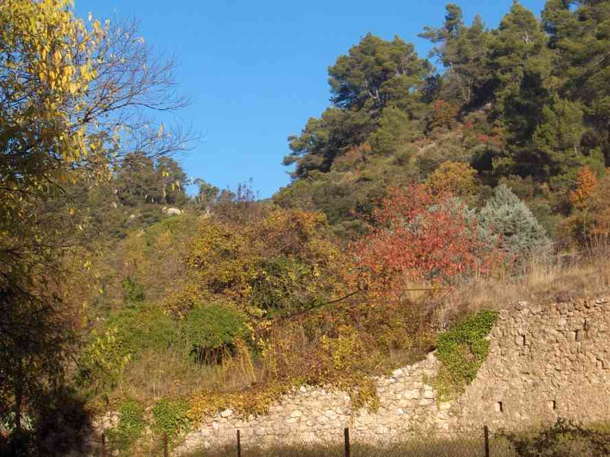 Peu après la sortie du village de Signes. Le samedi 3 novembre 2007