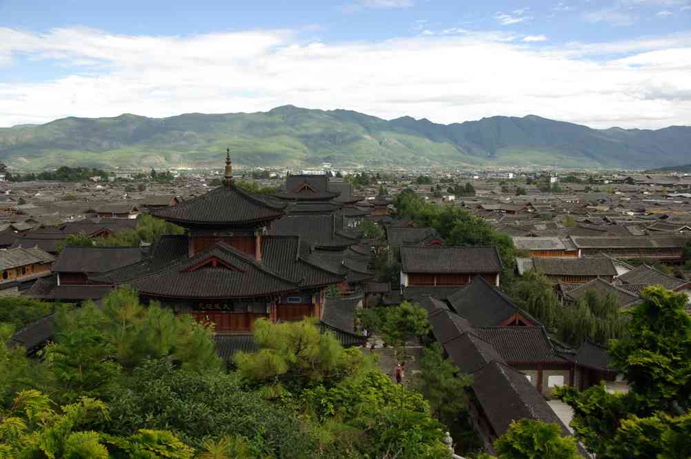 Li-kiang (丽江市, 麗江市 Lijiang), palais des Mou (木), le 10 octobre 2010