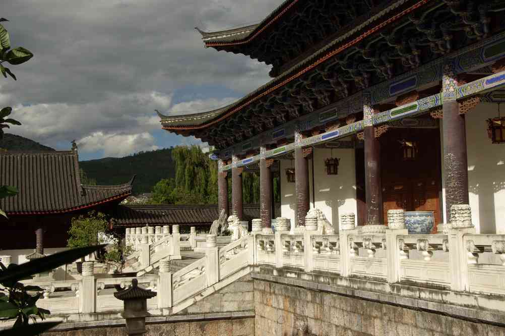 Li-kiang (丽江市, 麗江市 Lijiang), palais des Mou (木), le 10 octobre 2010