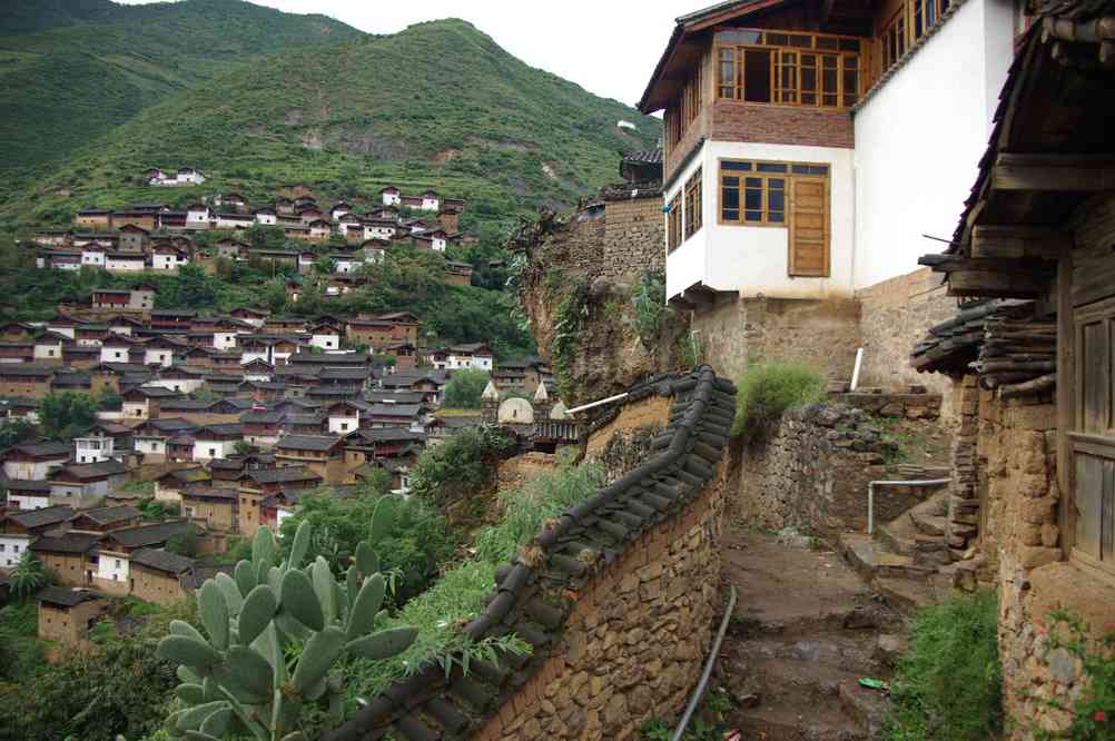 Pao-chan (宝山 Baoshan) vu depuis notre chambre d'hôte, le 18 octobre 2010