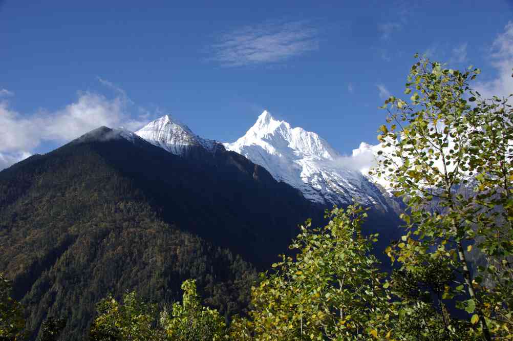 Remontée vers le col de Nan-tchouka (Nanzhuka), le 26 octobre 2010